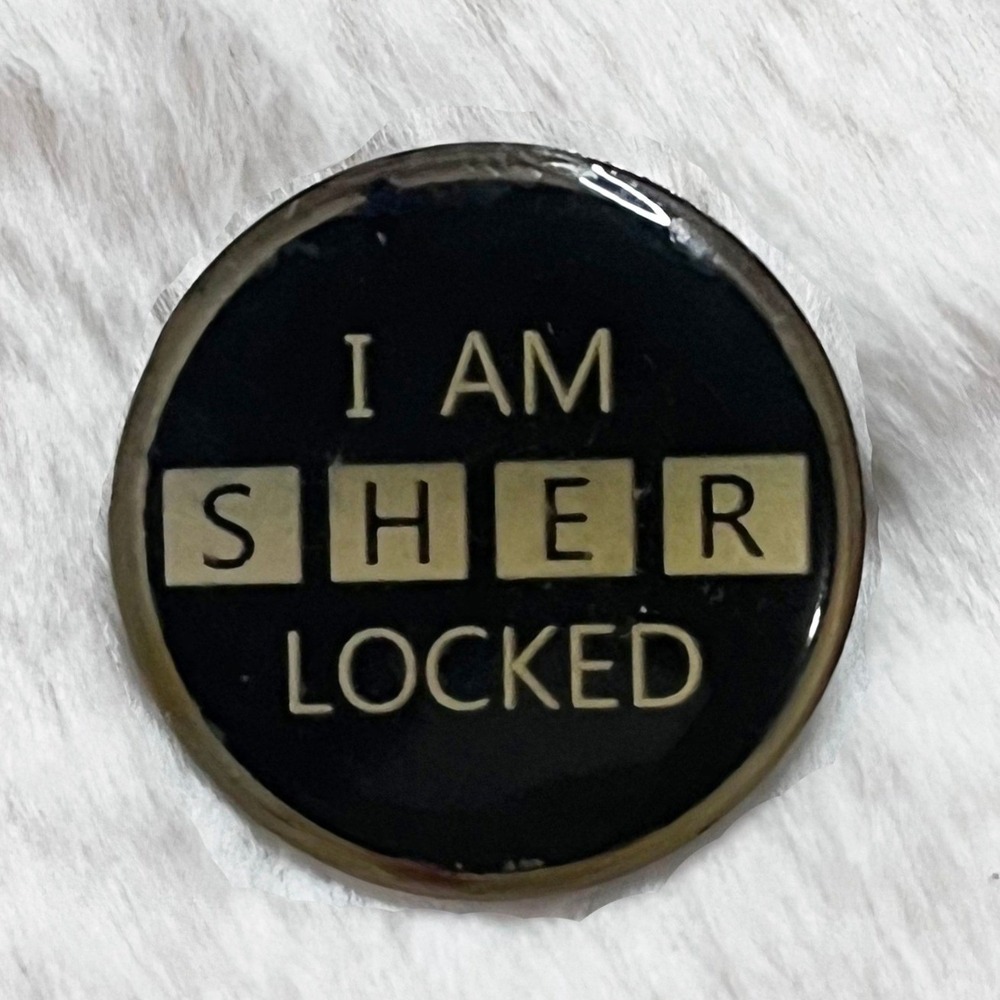 🔮 5/$25 BBC I Am Sherlocked Sherlock Pin